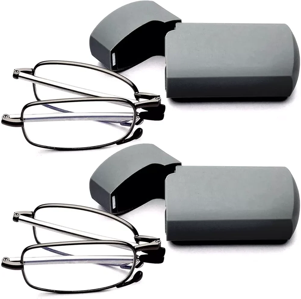 Folding Reading Glasses - Portable With Case - Image 4