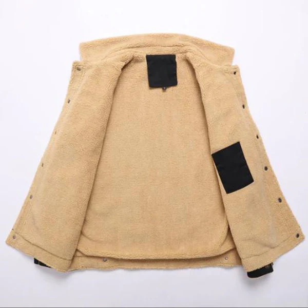 Foldover Collar Aviator Jacket - Image 6