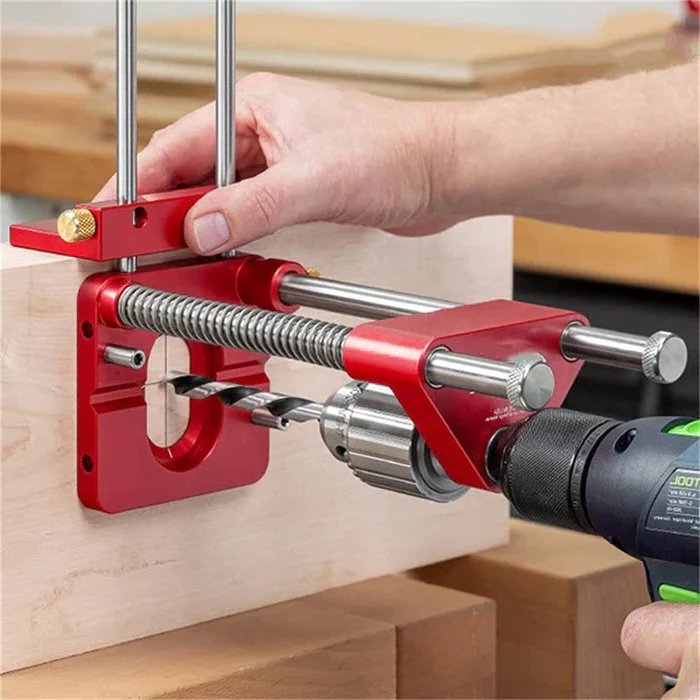 Freely Adjustable Drilling Locator - Woodworking Drilling Template Guide Tool Home - Image 5