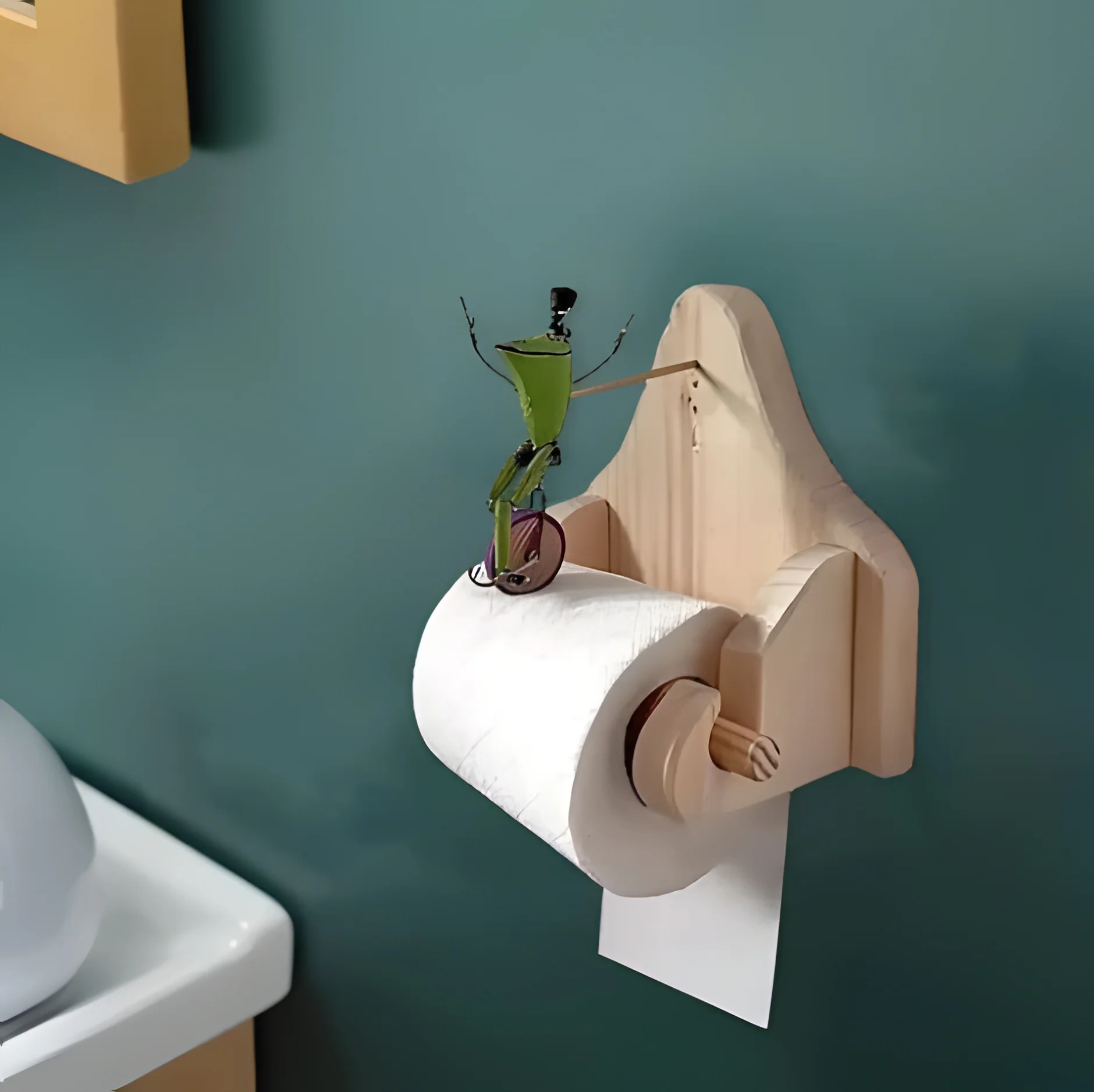Frog Rider | Toilet Paper Holder - Image 2