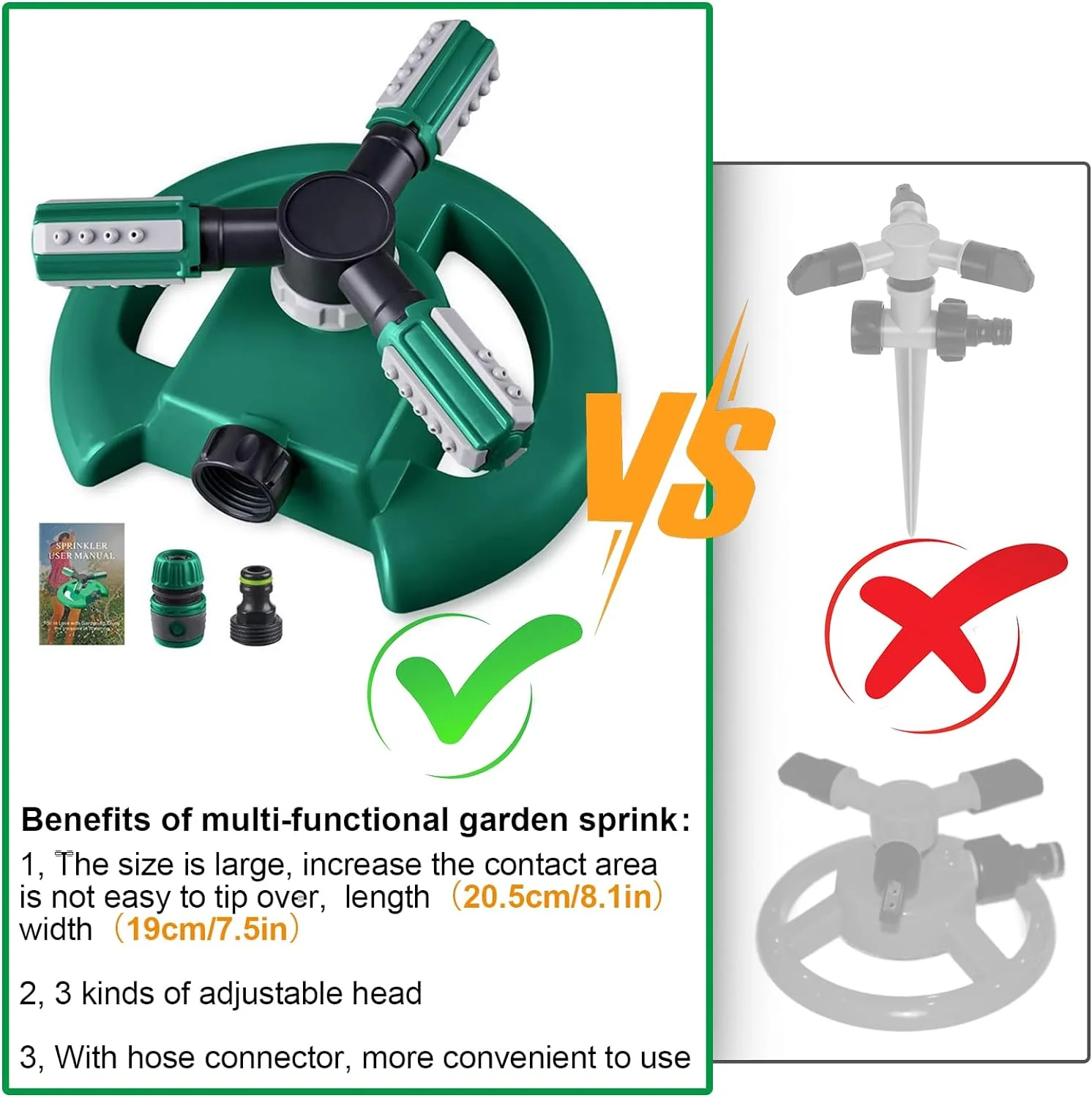 Garden Lawn Water Sprinkler - Image 6