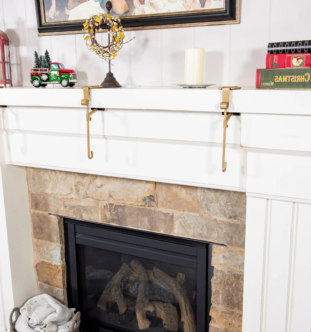 Garland Christmas Stocking Holders for Mantle - Image 8
