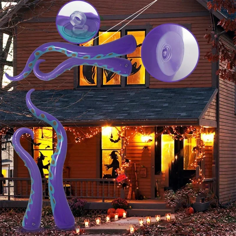 Giant Inflatable Octopus Tentacles Scary Halloween Decorations - Image 6