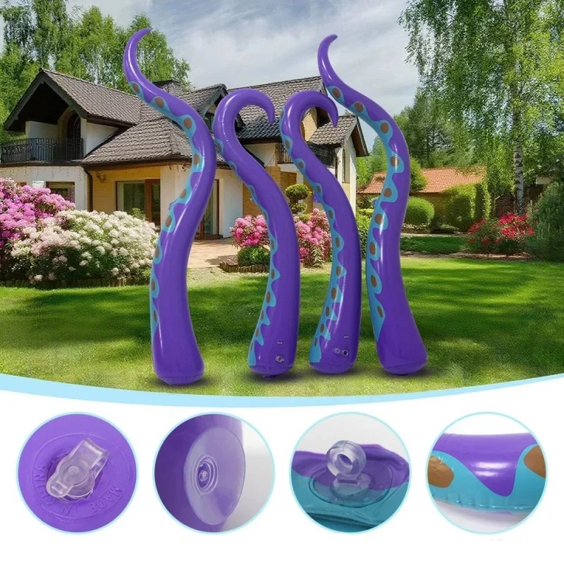 Giant Inflatable Octopus Tentacles Scary Halloween Decorations - Image 7