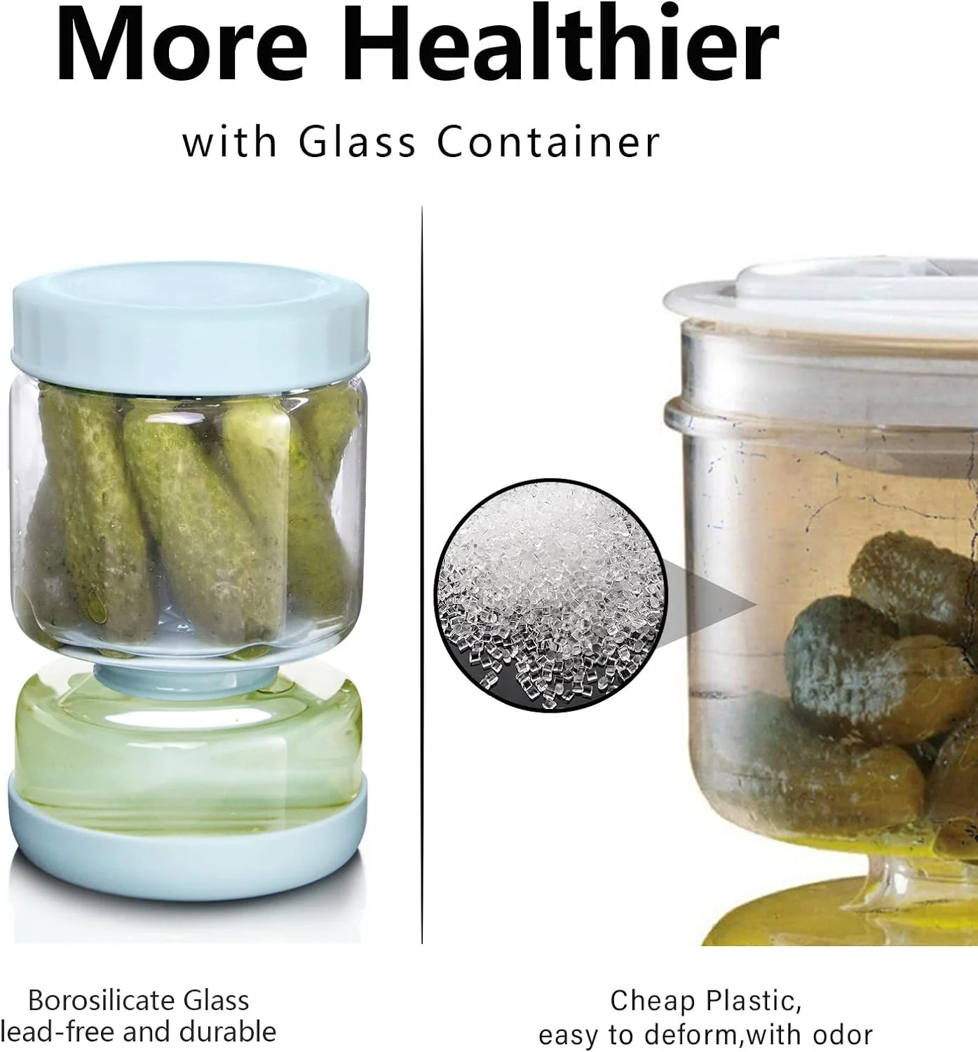 Glass Pickle Separator Jar - Image 6
