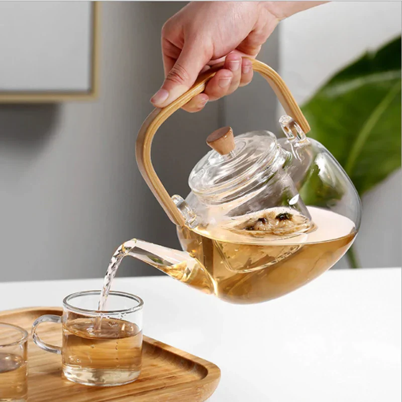 Glass Teapot Heat-Resistant Borosilicate Glass Teapot Boiling Teapot - Image 5