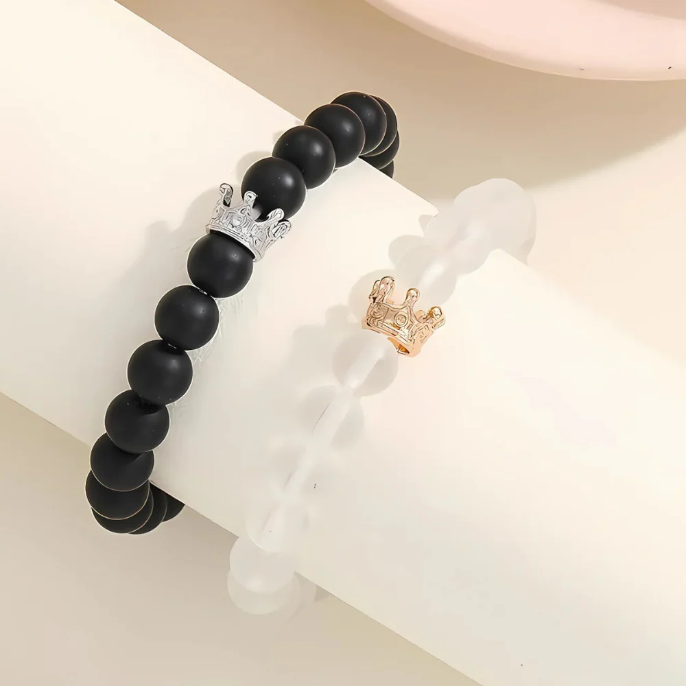 Glow Heart Magnetic Couples Gift Bracelet - Image 2