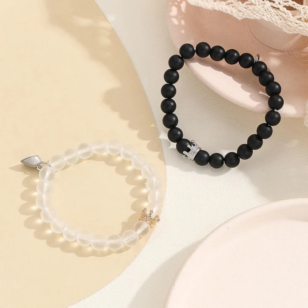 Glow Heart Magnetic Couples Gift Bracelet - Image 3