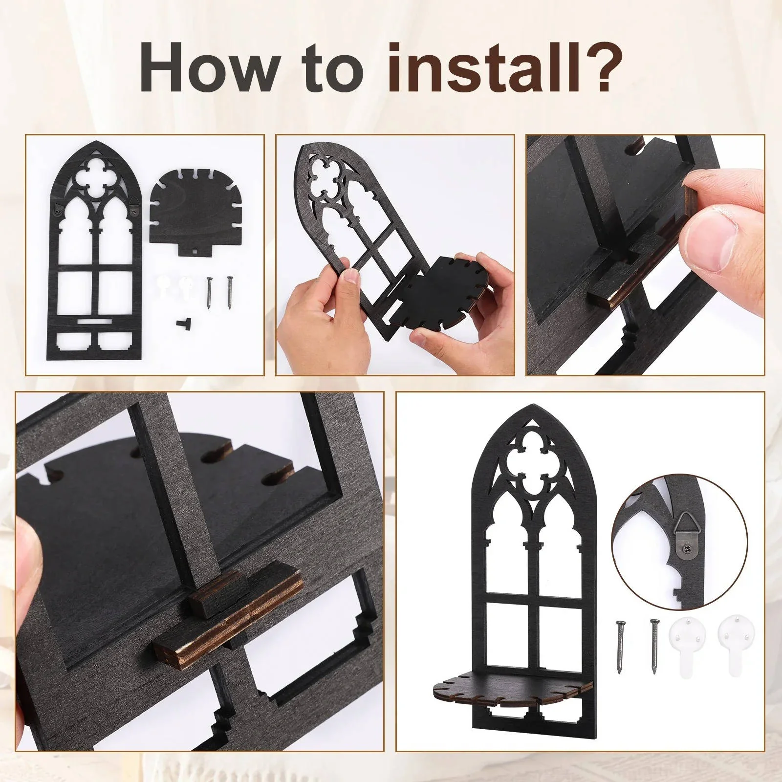 Gothic Wall Decor 3 Set - Image 5