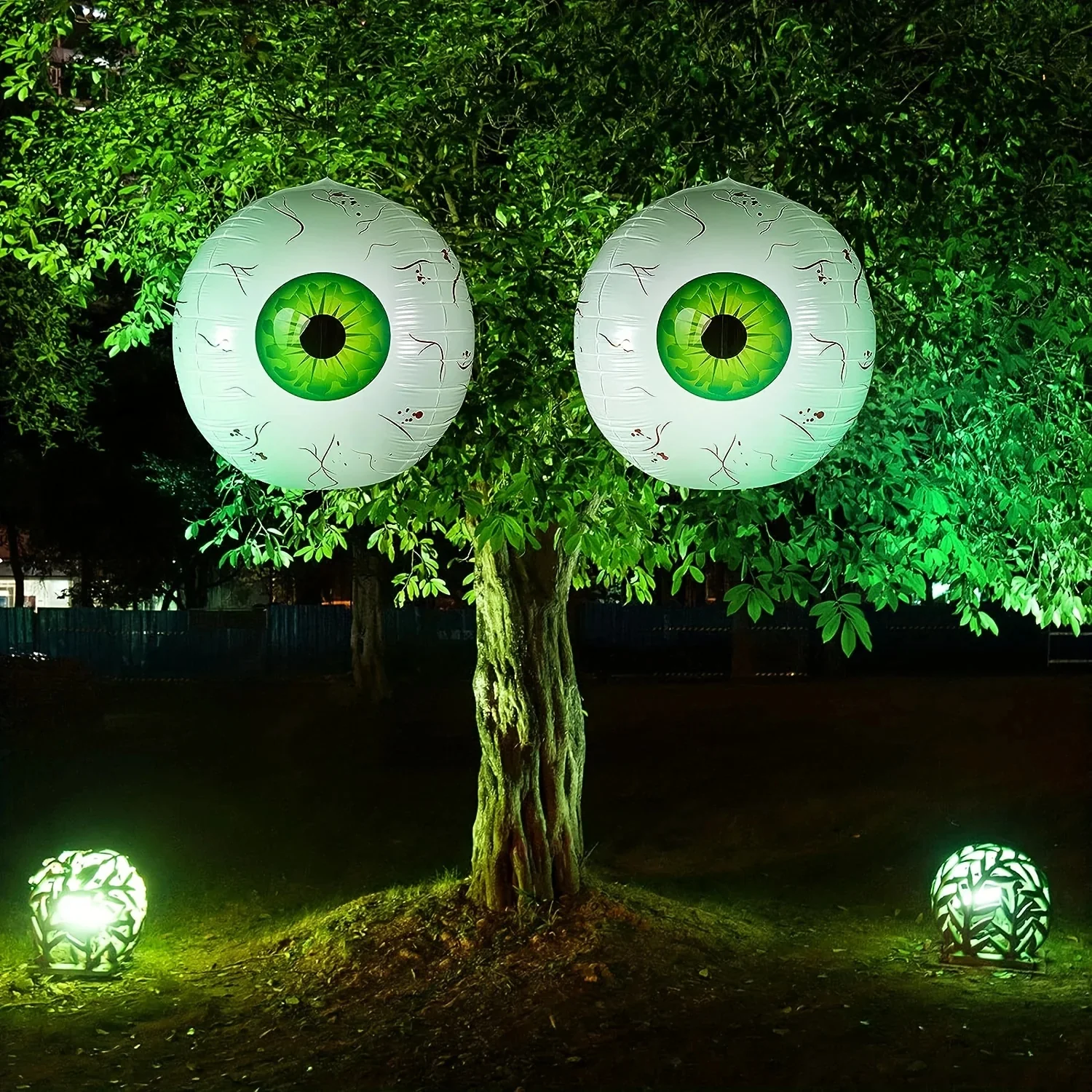 Halloween Eyeball Balloon Spooky Creepy Decor - Image 2