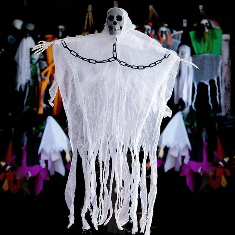 Halloween Hanging Ghost Decorations Skull - Image 7