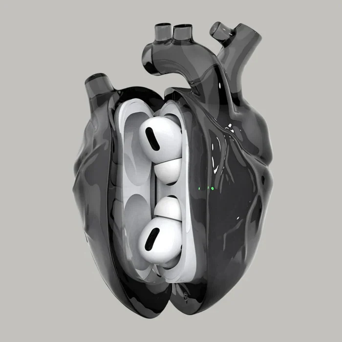 Halloween Heart of Music – Stylish Protection for Your AirPods - Image 2