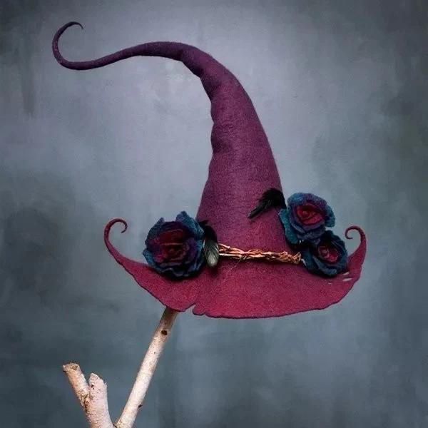 Halloween Party Felt Witch Hats - Image 5