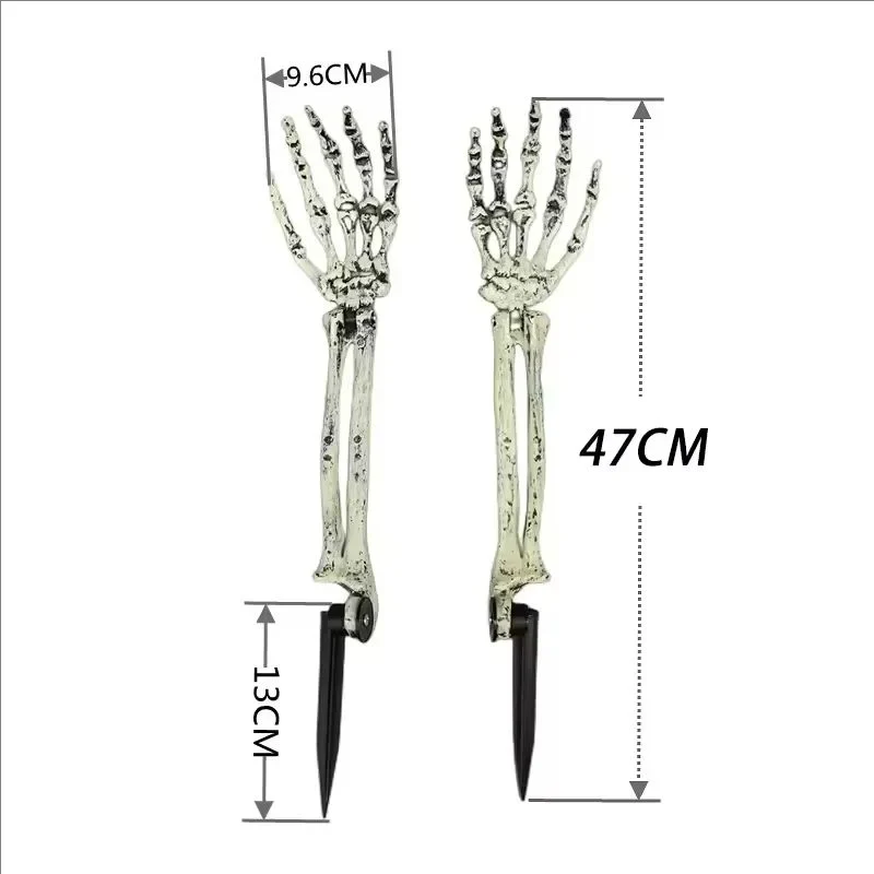 Halloween Skeleton Hand Solar Lights - Image 4