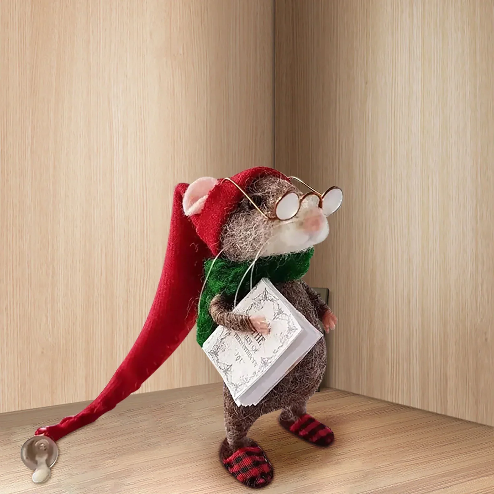 Handmade Cute Needle Felted Mouse DIY Craft Kit - Image 5