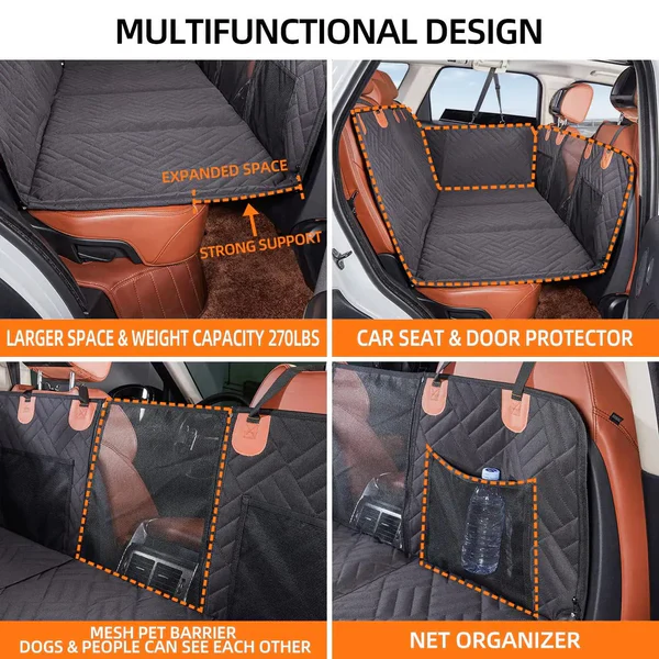 Hard Bottom Car Seat Cover for Dogs - Image 3