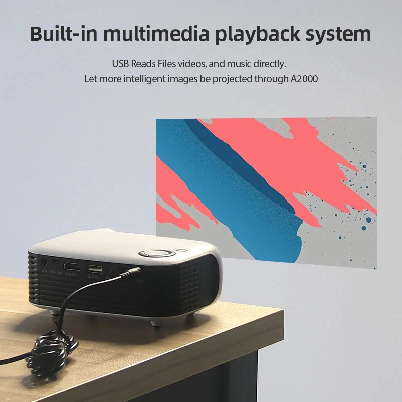 HD Mini Pocket Portable Projector - Image 2