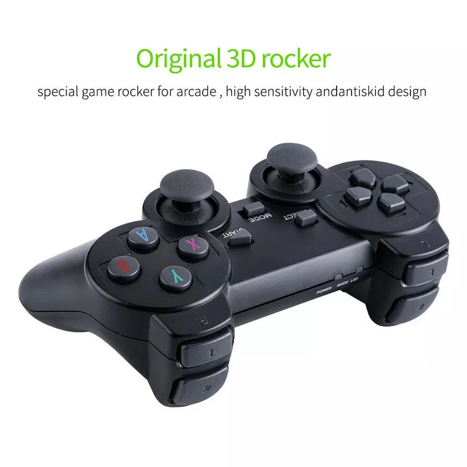 HDMI 4K TV Game Stick Console | 64GB with 20,000+ Retro Games & 2 Wireless Gamepads - Image 2