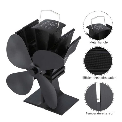 Heat Powered Fireplace Fan - Heat Your Home More Efficiently! - Image 3