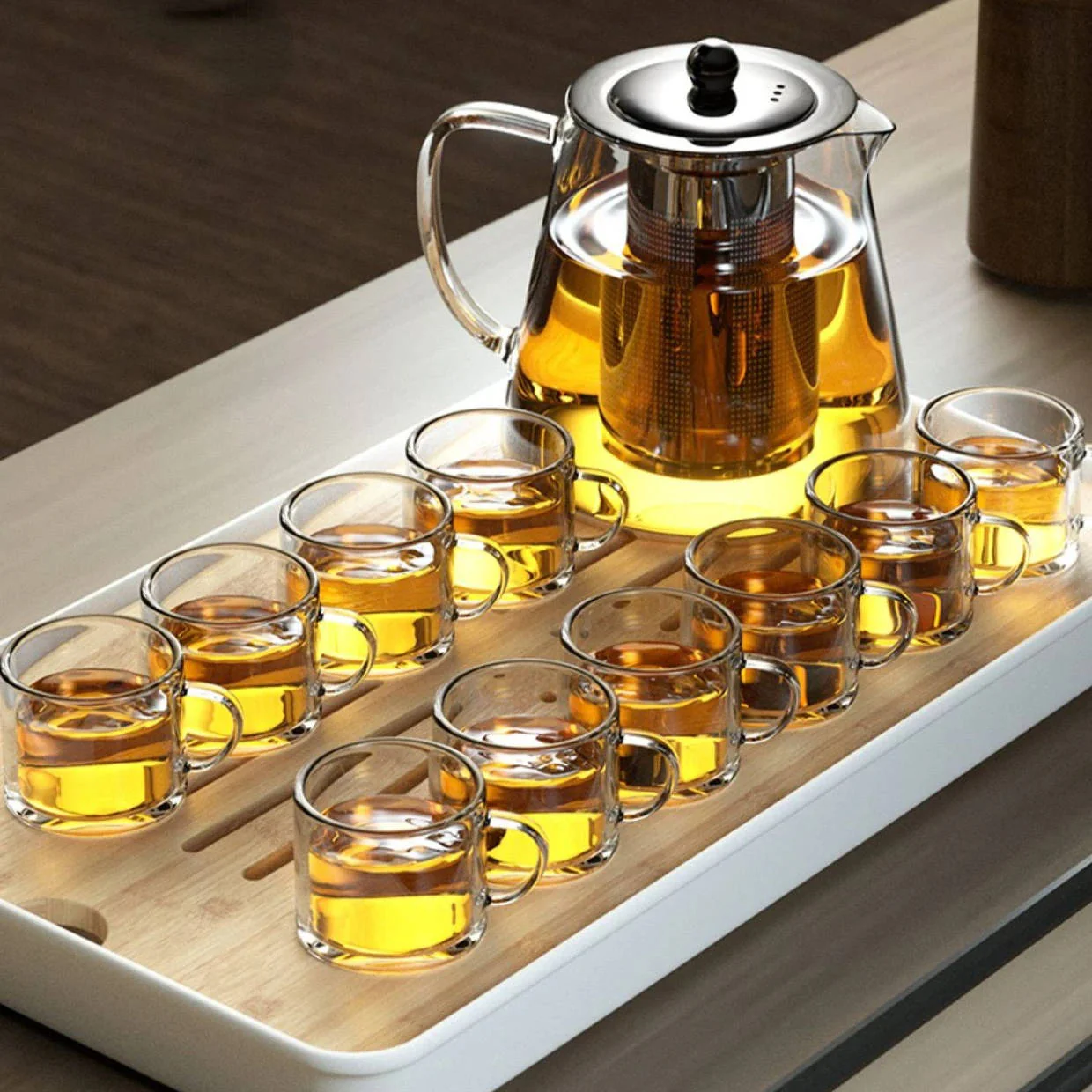 Heat Resistant Glass Teapot - Image 5