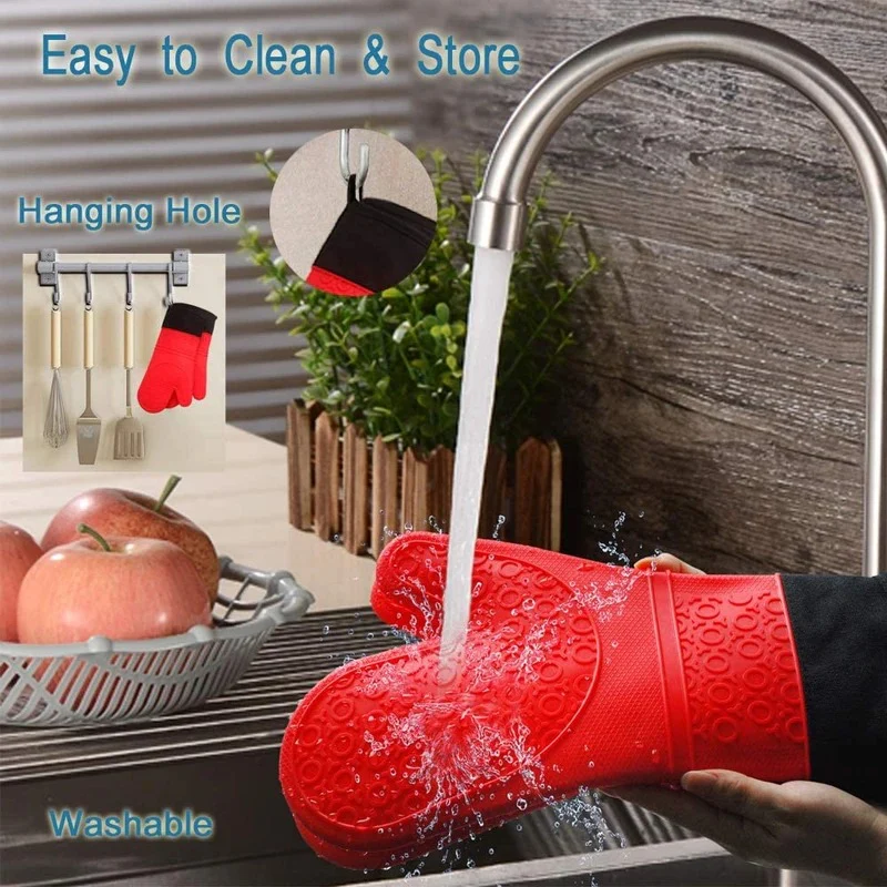 Heat-Resistant Oven Gloves - Image 7