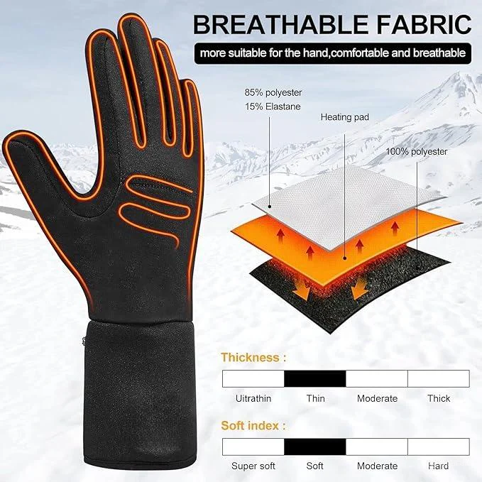 Thin Heated Glove Liners - Image 2