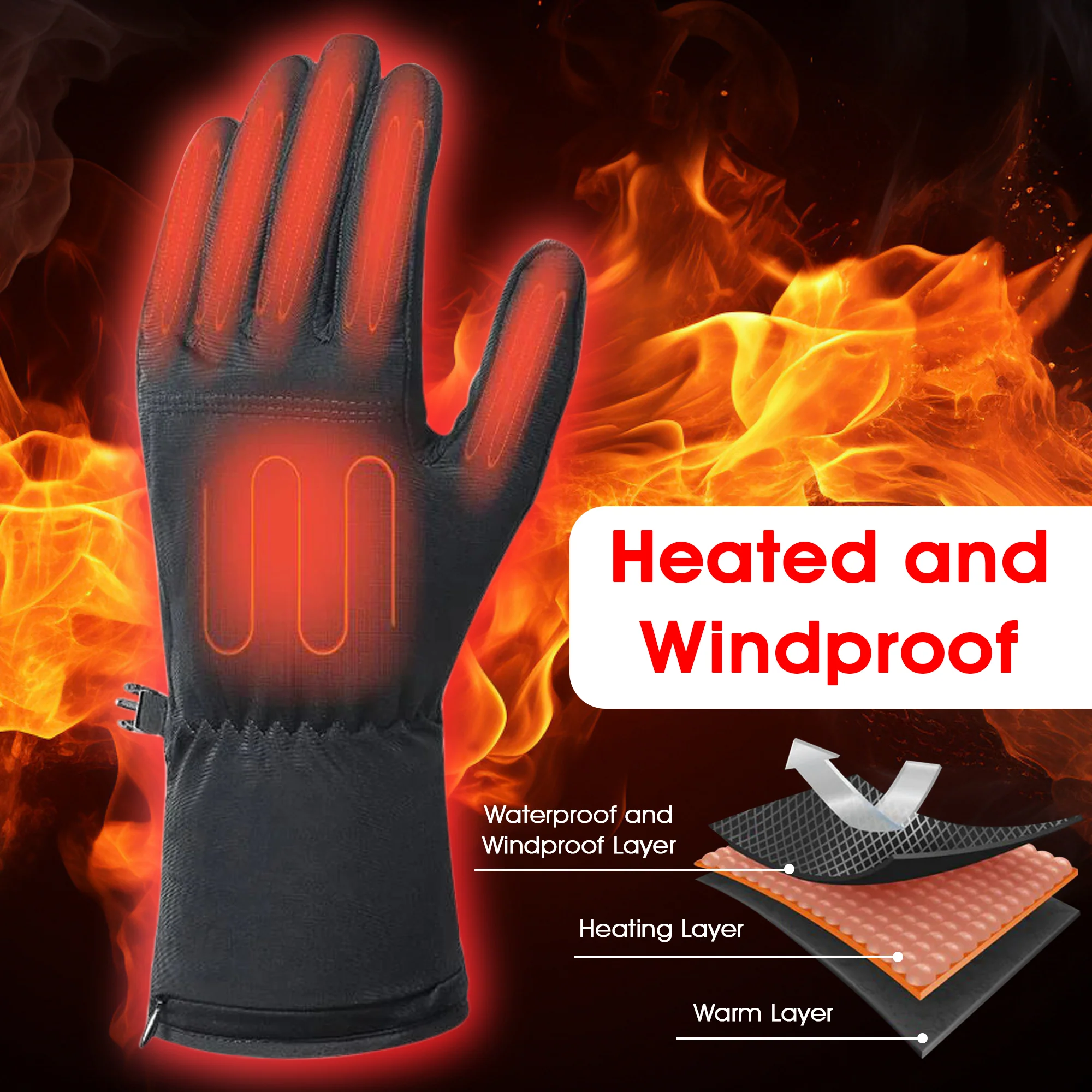 Thin Heated Glove Liners - Image 5