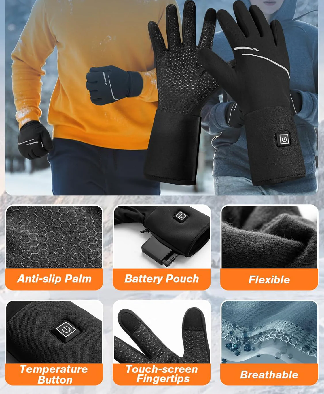 Thin Heated Glove Liners - Image 9