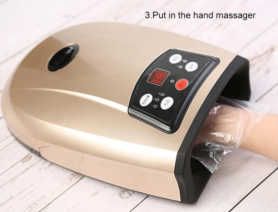 Heated Hand Massager for Arthritis Physiotherapy Equipment Pressotherapy Palm Massage Device Air Compression Finger Massager - Image 4