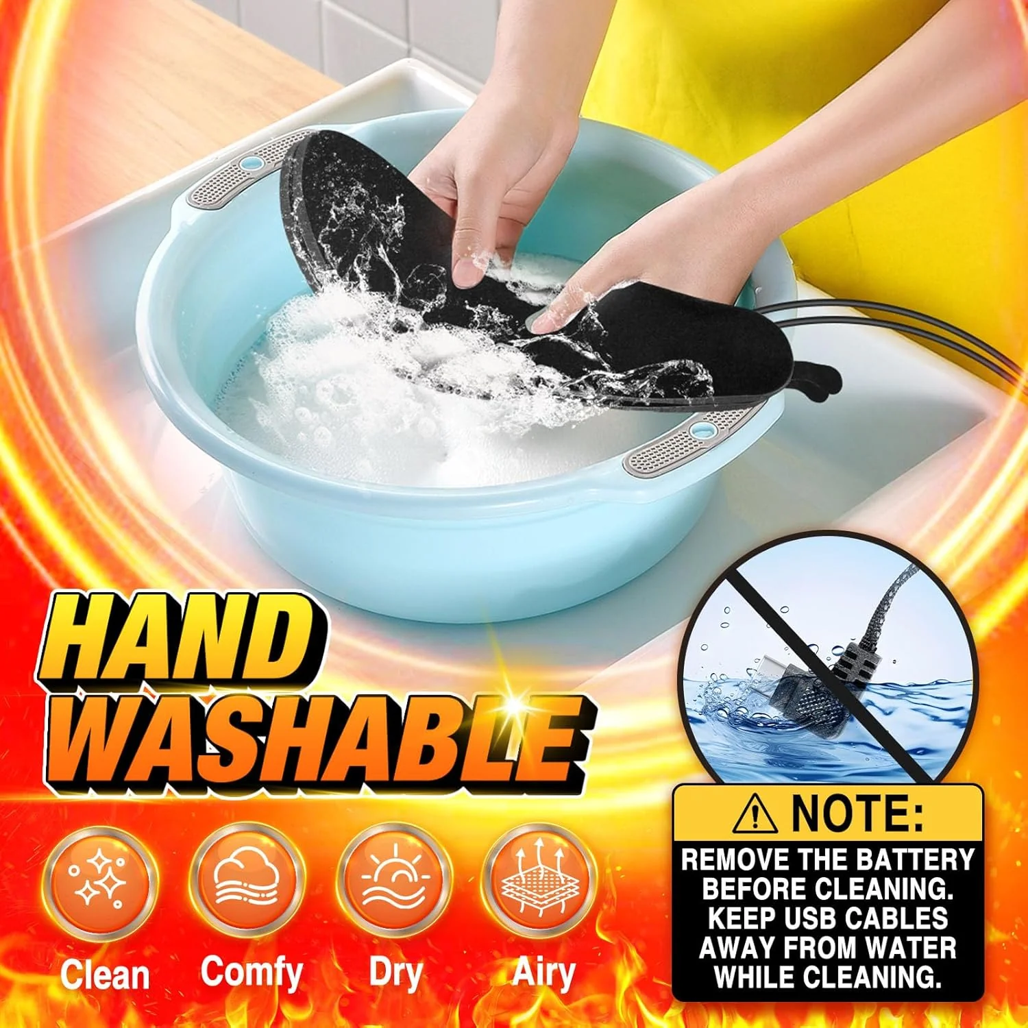 Rechargeable Heated Insoles - Image 5