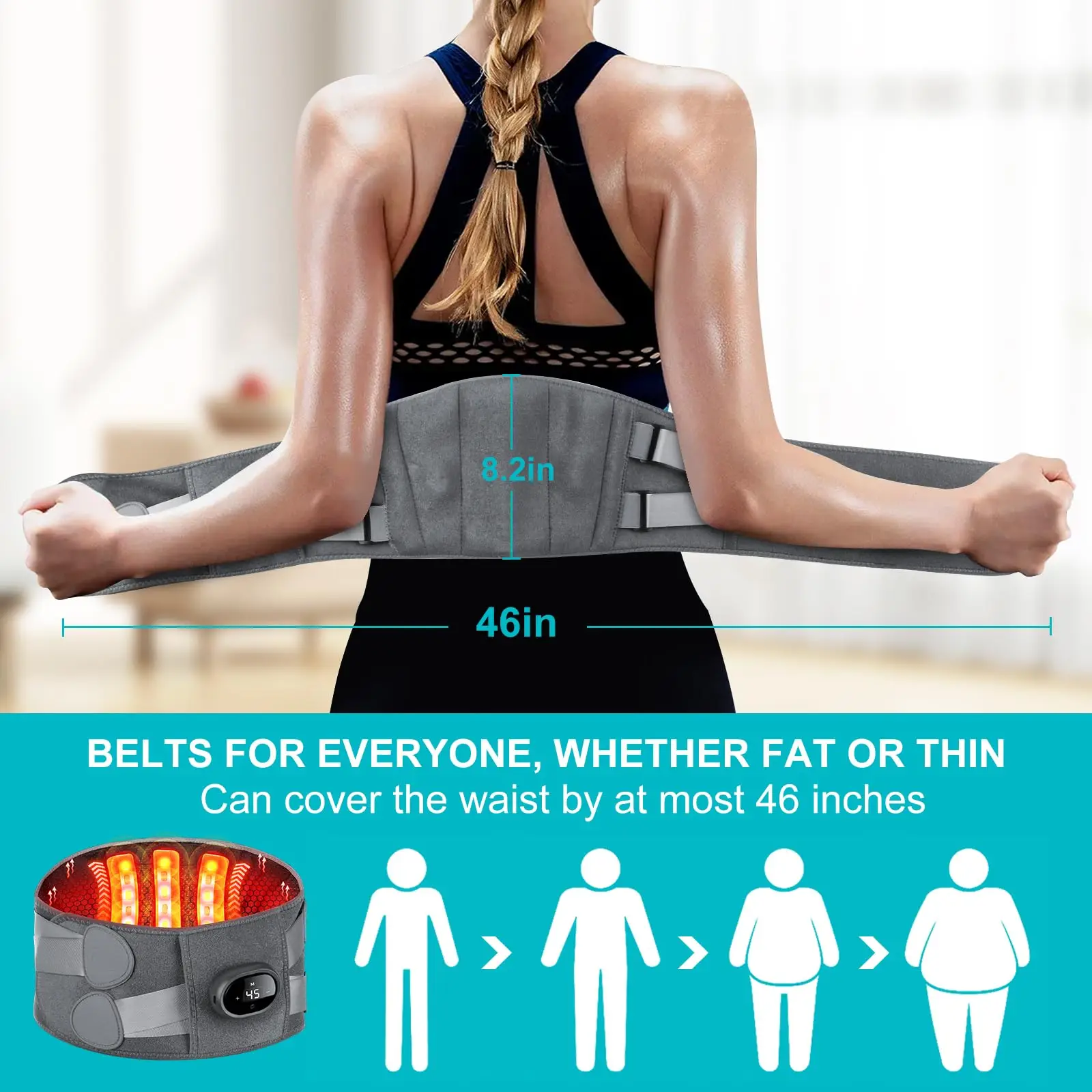 Heating Pad And Lower Back Massager - Image 2