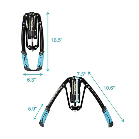Heavy Duty Hydraulic Chest Arm Resistance Exerciser Workout Tool - Image 5