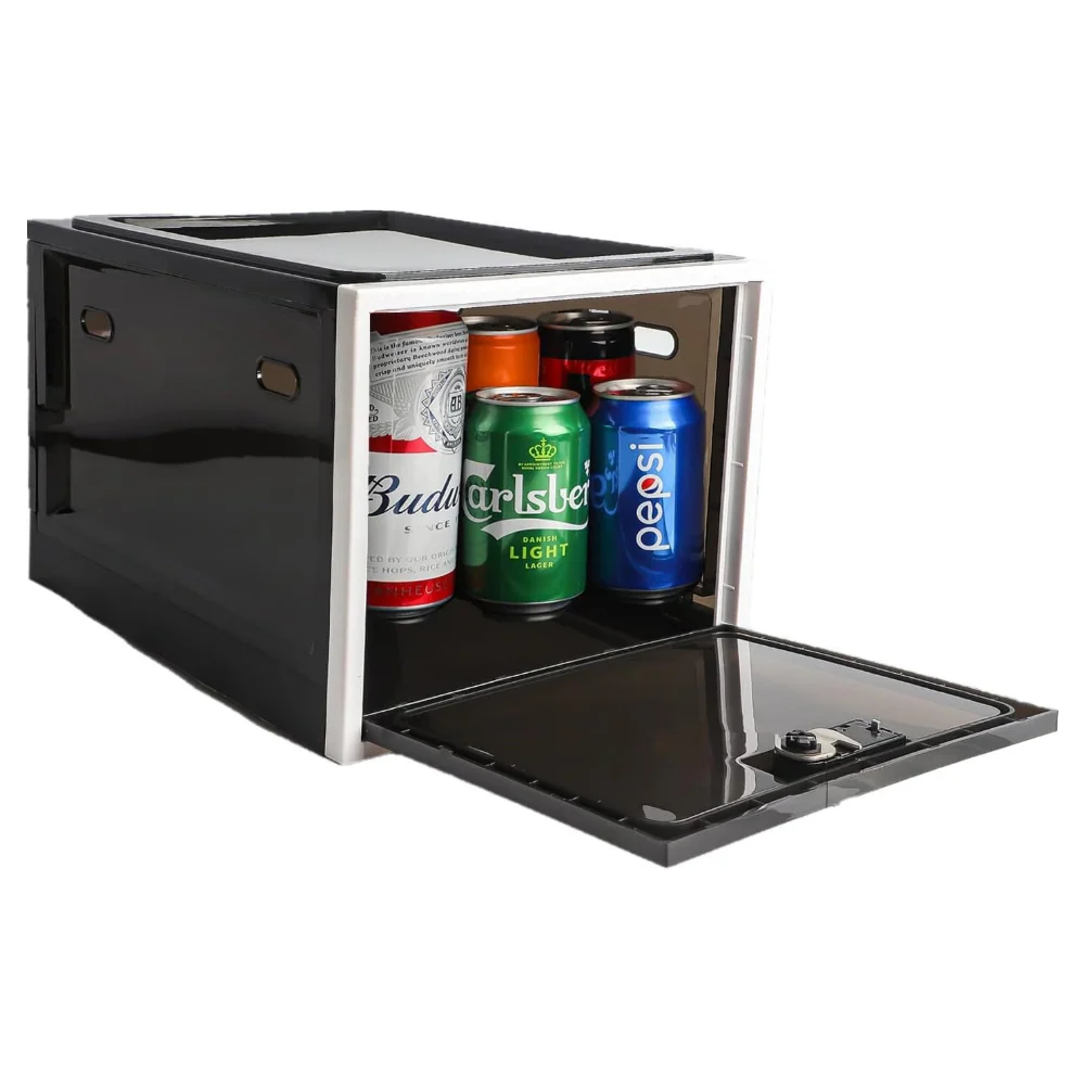 Heavy Duty Lockable Refrigerator Food Organizer Storage Bin - Image 10
