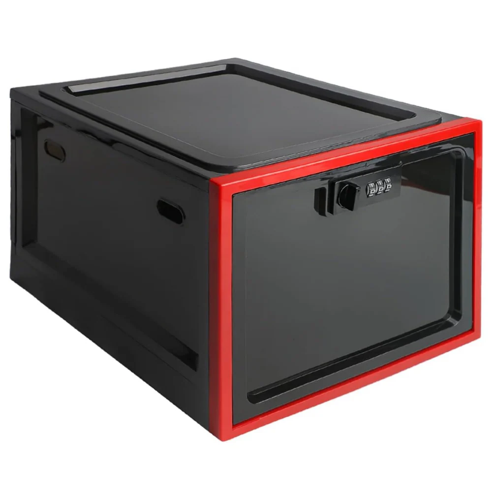 Heavy Duty Lockable Refrigerator Food Organizer Storage Bin - Image 6