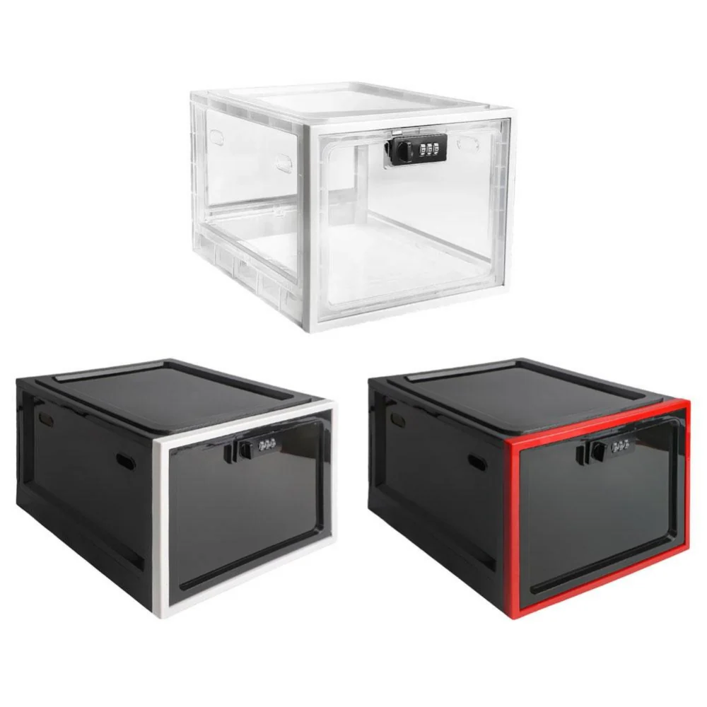 Heavy Duty Lockable Refrigerator Food Organizer Storage Bin - Image 7