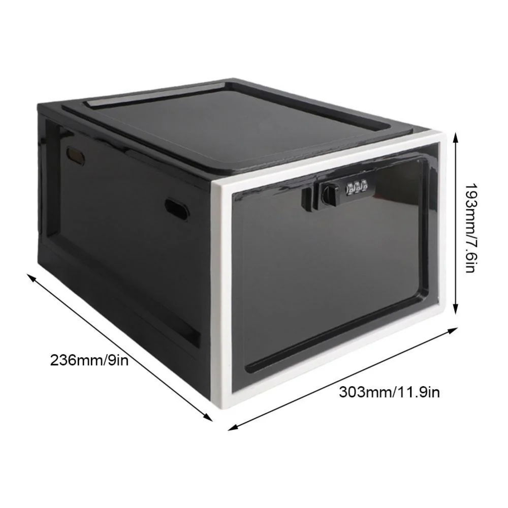 Heavy Duty Lockable Refrigerator Food Organizer Storage Bin - Image 8