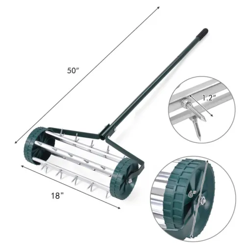 Heavy Duty Manual Lawn Spike Soil Aerator - Image 8