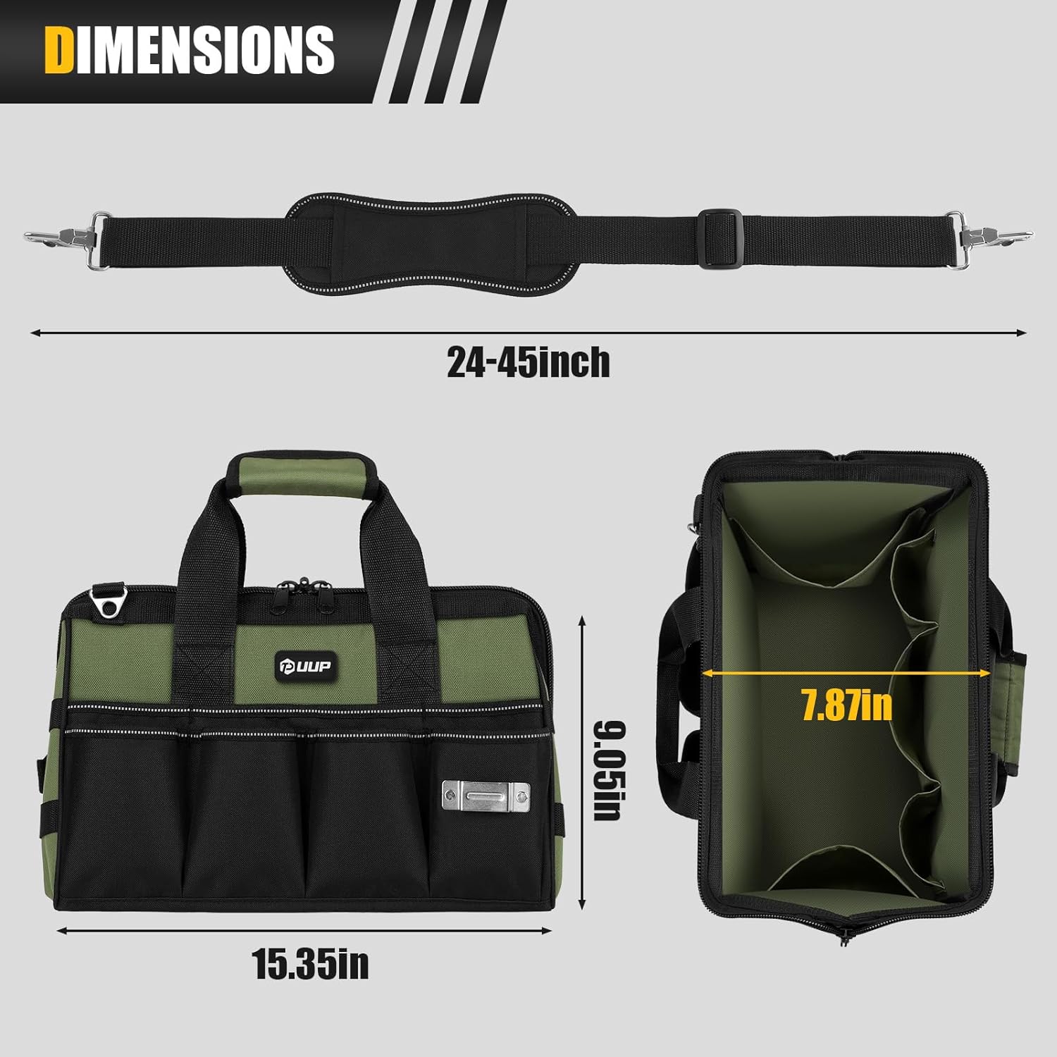 Heavy Duty Open Tools Tote Bag - Image 2