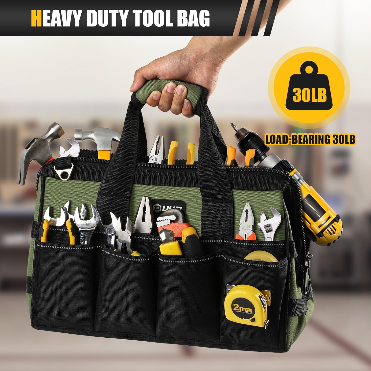 Heavy Duty Open Tools Tote Bag - Image 5