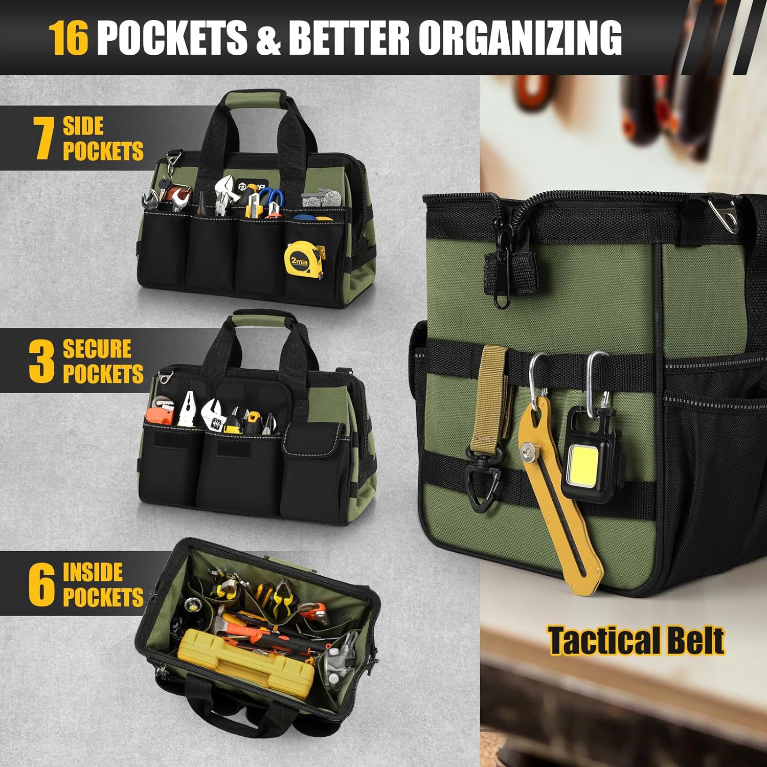 Heavy Duty Open Tools Tote Bag - Image 7