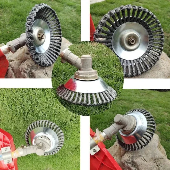 Heavy-Duty Wire Weeding Wheel - Image 5