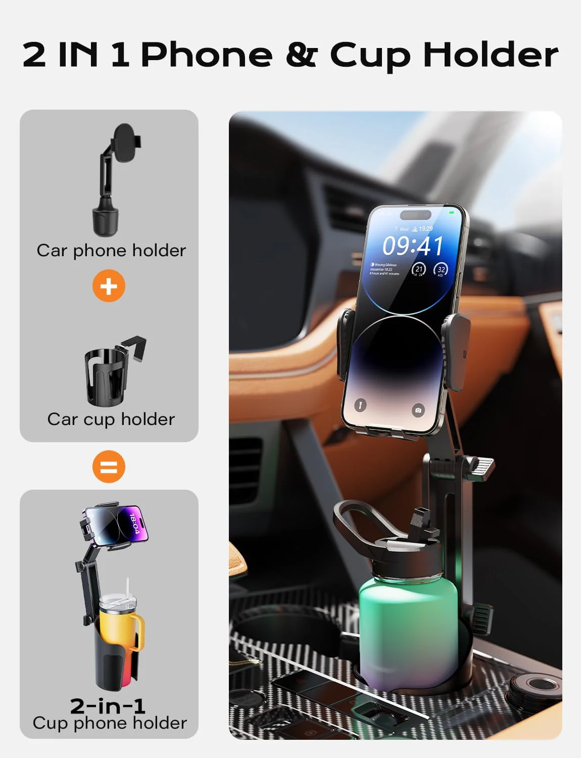 Phone Cup Holder Mount For Car - Image 5
