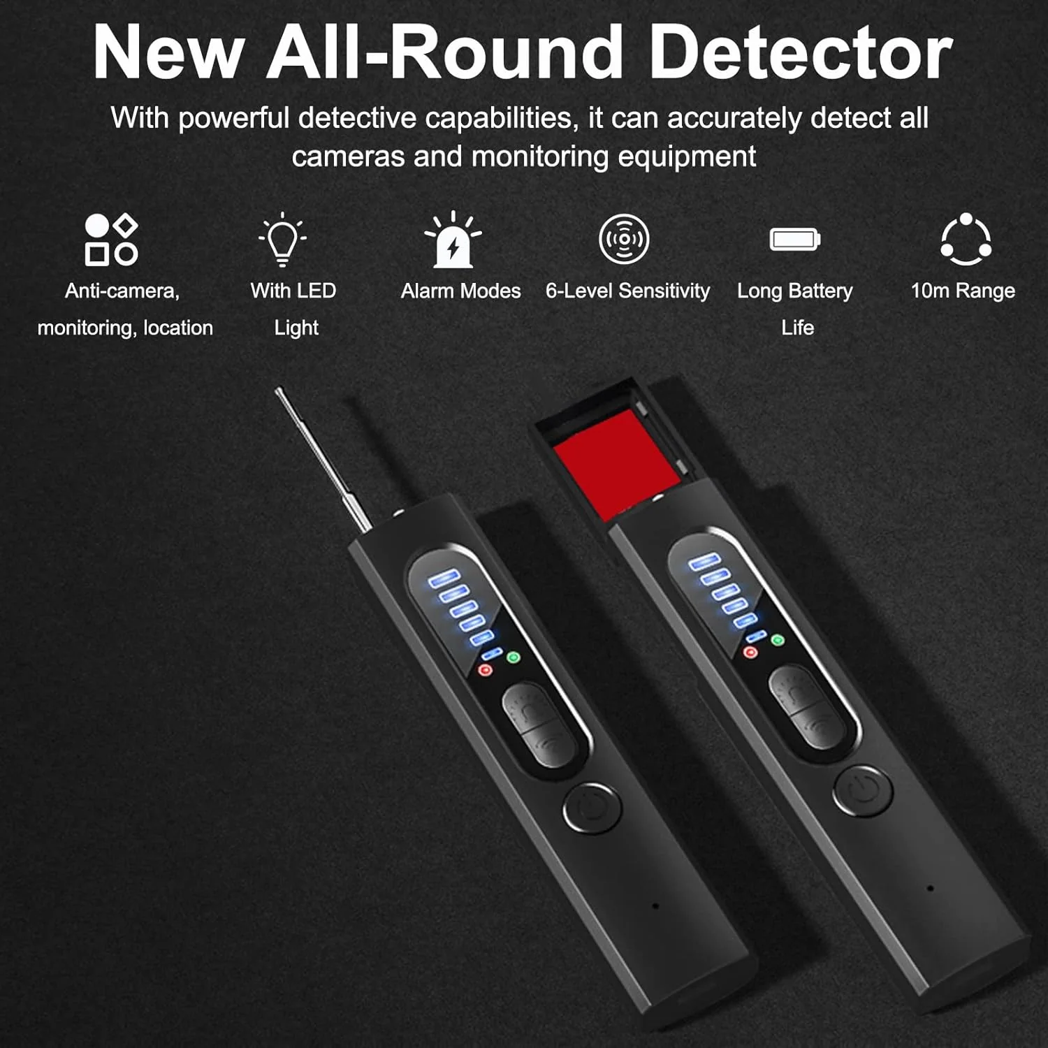 Hidden Camera Detector (Military Grade, with built-in RF and GPS Tracking Detection) - Image 5