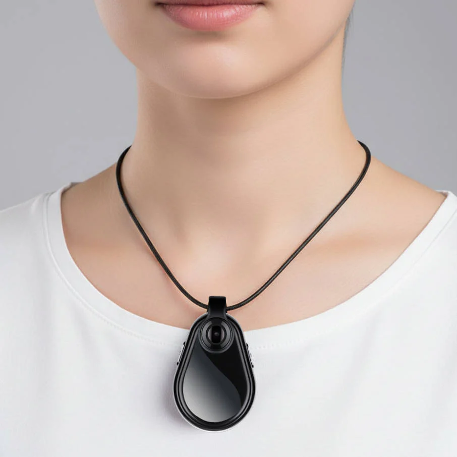 Hidden Camera Necklace with Audio and Video - Image 2