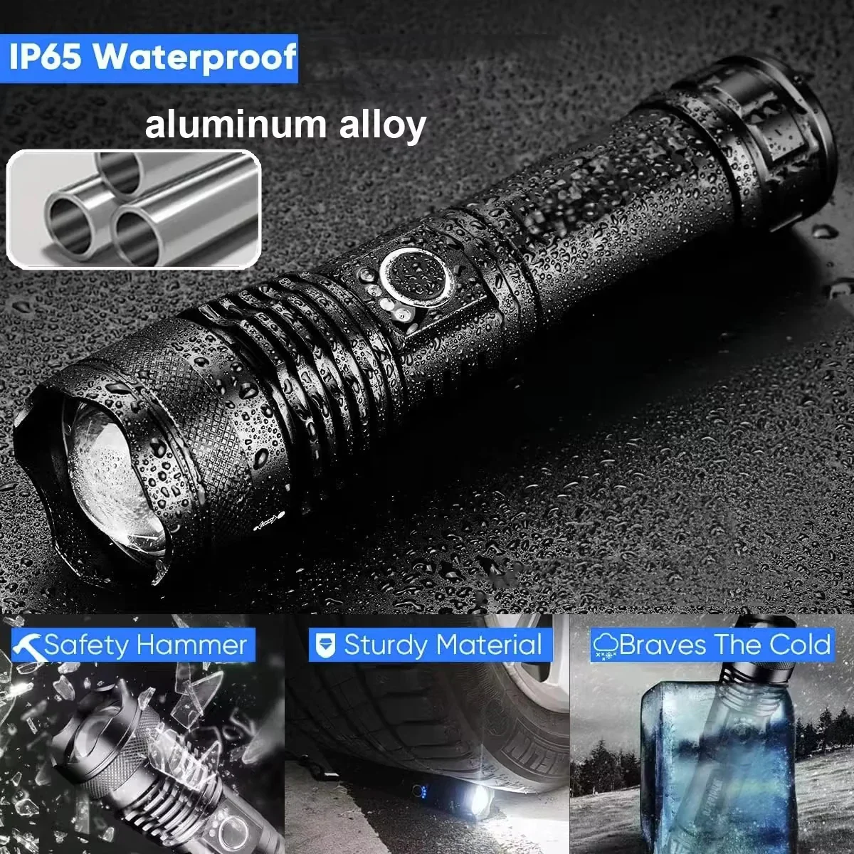 High Lumen Rechargeable Flashlight - Image 5