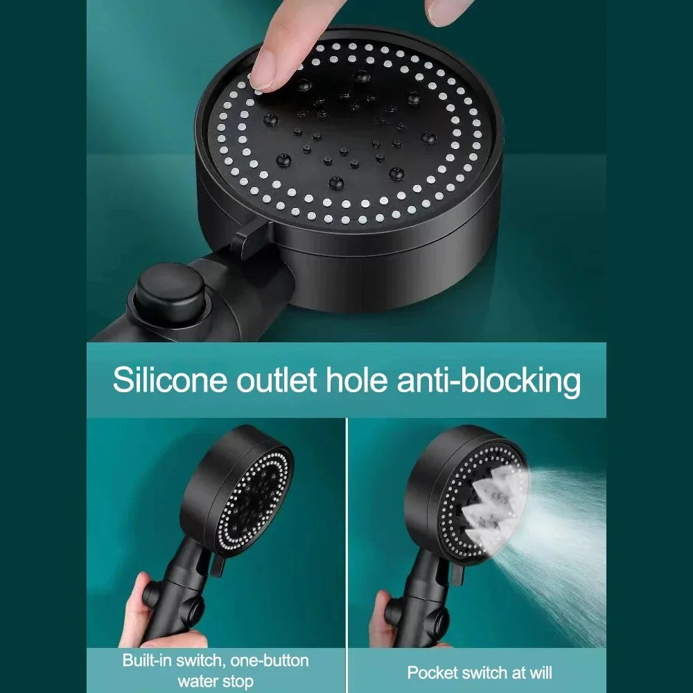 High Pressure Shower Head With Hose - Image 4