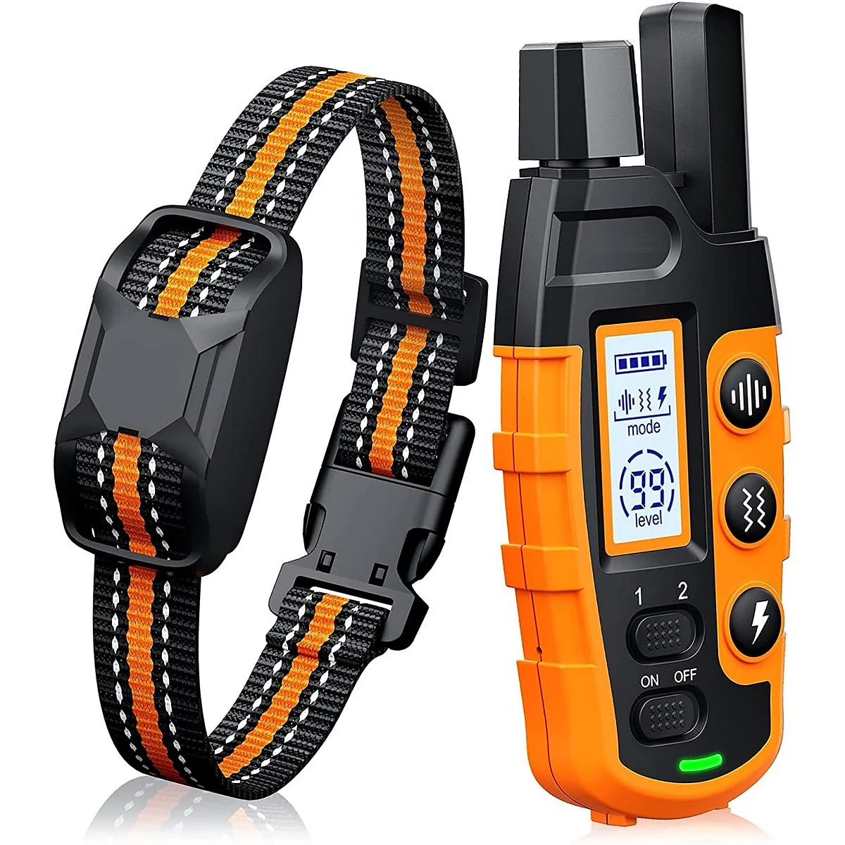 High-quality 1000 m remote training collar for dogs – waterproof, rechargeable e-collar - Image 2