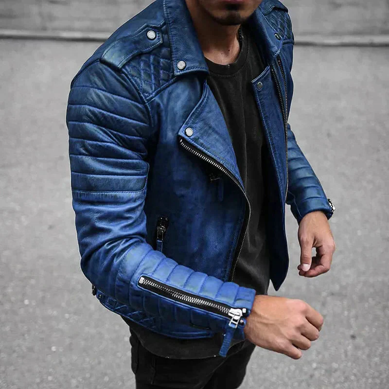 High quality, durable and stylish men's leather jacket - Image 2