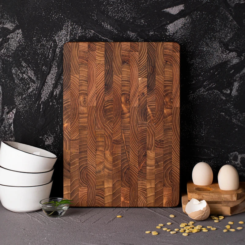 High-quality Wooden Chopping Block End Grain Cutting Board For Kitchens And Professional Chefs - Image 2