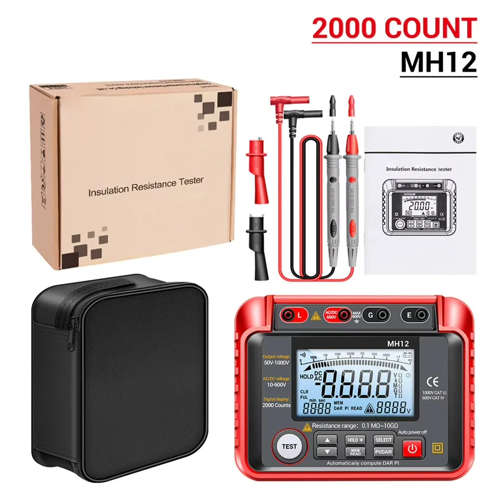 High Resistance Meter Voltage Tester Megohmmeter Tool - Image 11